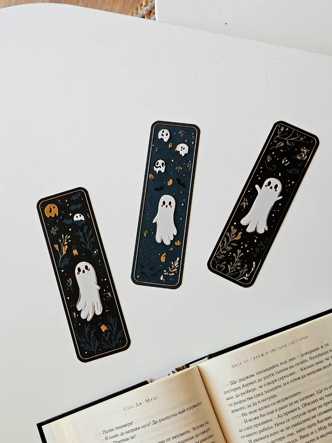 Geister Lesezeichen 3er Set