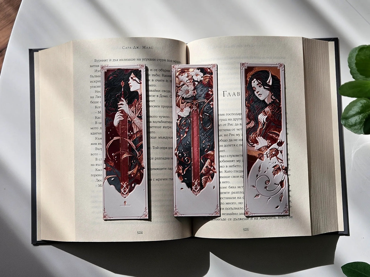 Mystische Elfen Lesezeichen 3er Set