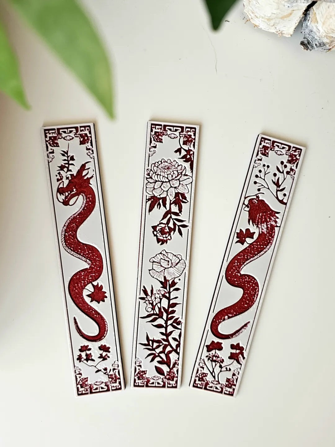 Drachen Lesezeichen 3er Set