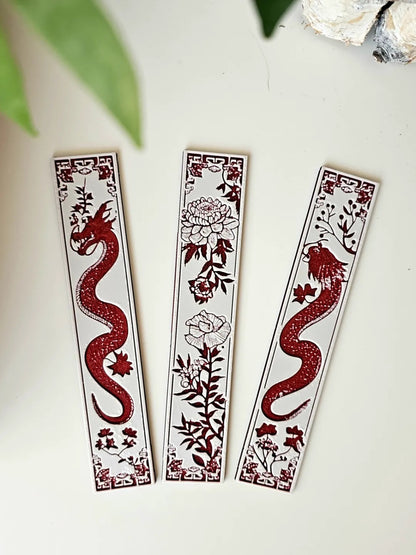 Drachen Lesezeichen 3er Set