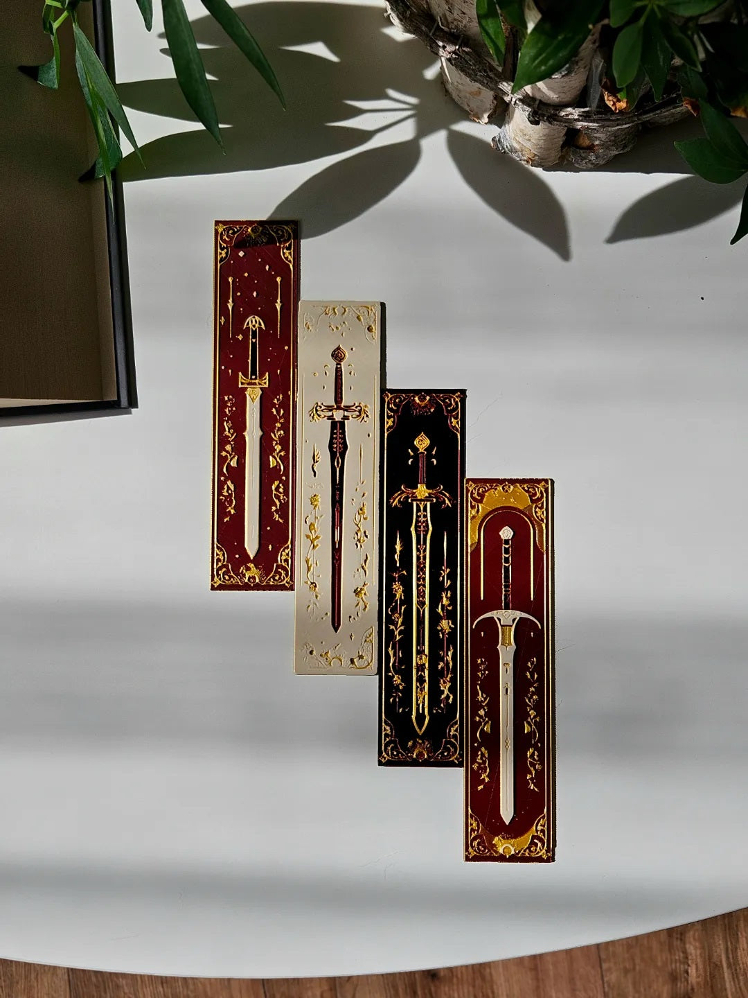 Schwerter Lesezeichen 4er Set