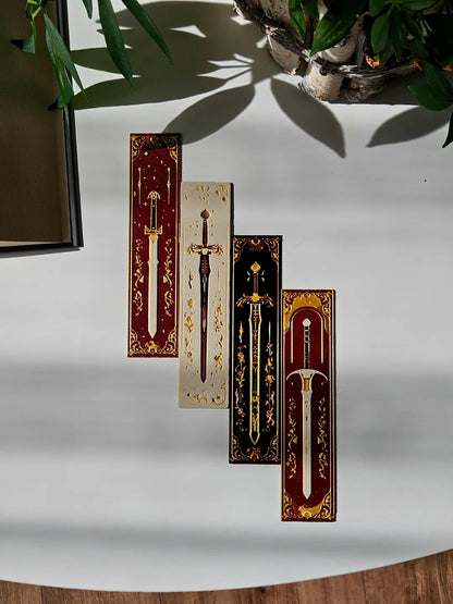 Schwerter Lesezeichen 4er Set