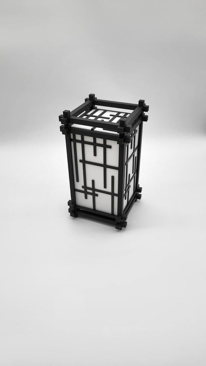 Japanische Lampe Shoji Stil