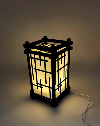 Japanische Lampe Shoji Stil