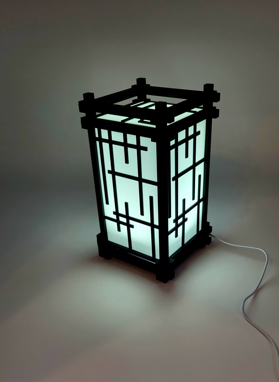 Japanische Lampe Shoji Stil