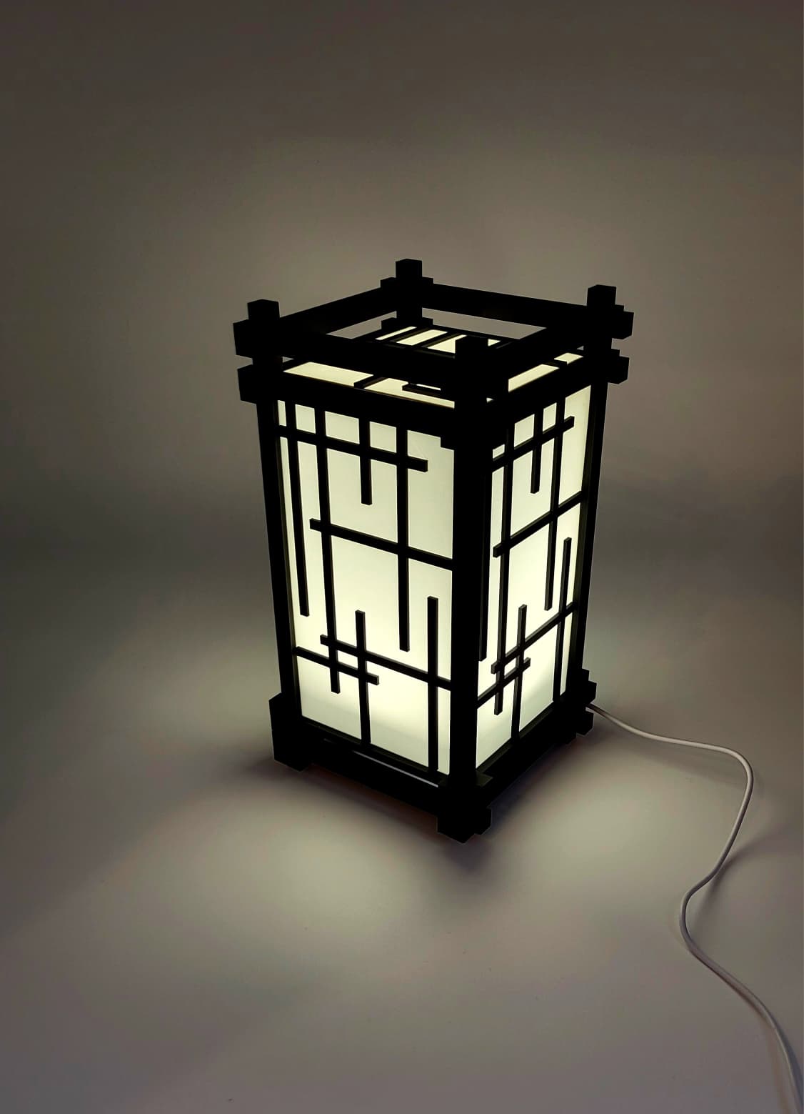 Japanische Lampe Shoji Stil